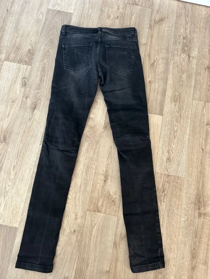 IKKS, jean gris, slim femme, taille US 28/FR. 38. - photo numéro 4