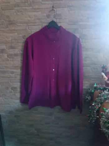 Pull framboise Belle Femme XL