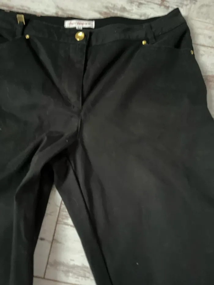 Pantalon noir Anne Weyburn 42 - photo numéro 5