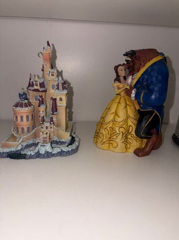Lot ornement la belle et la bête