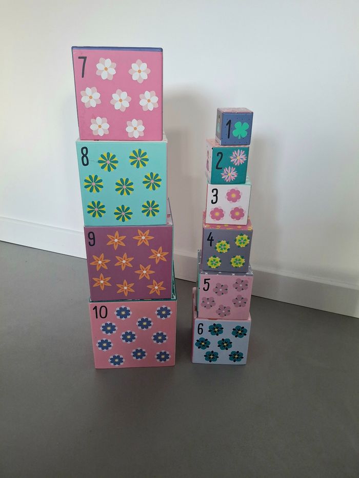 Pyramide de cubes Vertbaudet bébé fille - photo numéro 6