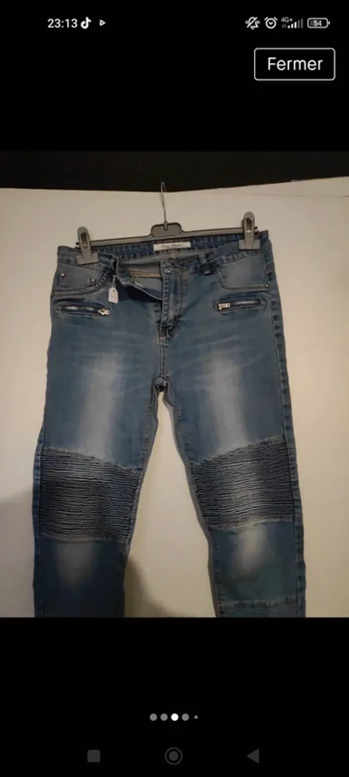 Jean bleu - photo numéro 6