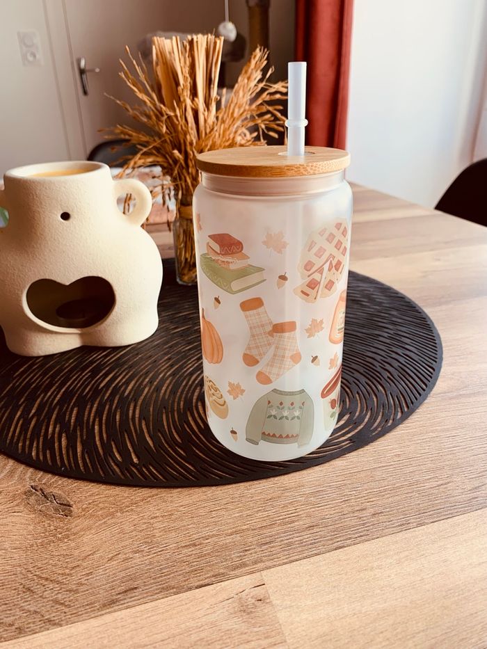 Mug d’automne couleur transparente 470ml - Sans marque - photo numéro 4