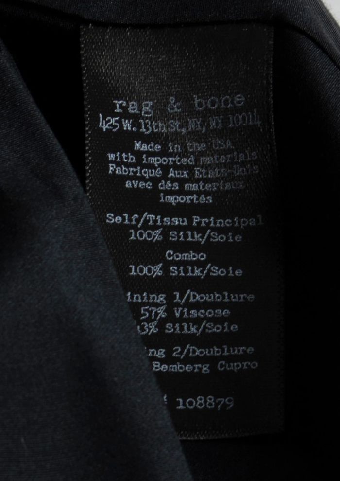Veste blazer motif pois Blazer jacket polka dots 100% soie silk Rag & Bone Size XS - photo numéro 13