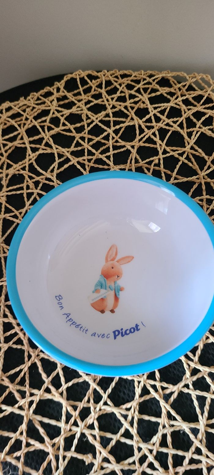 assiette enfant picot - photo numéro 2