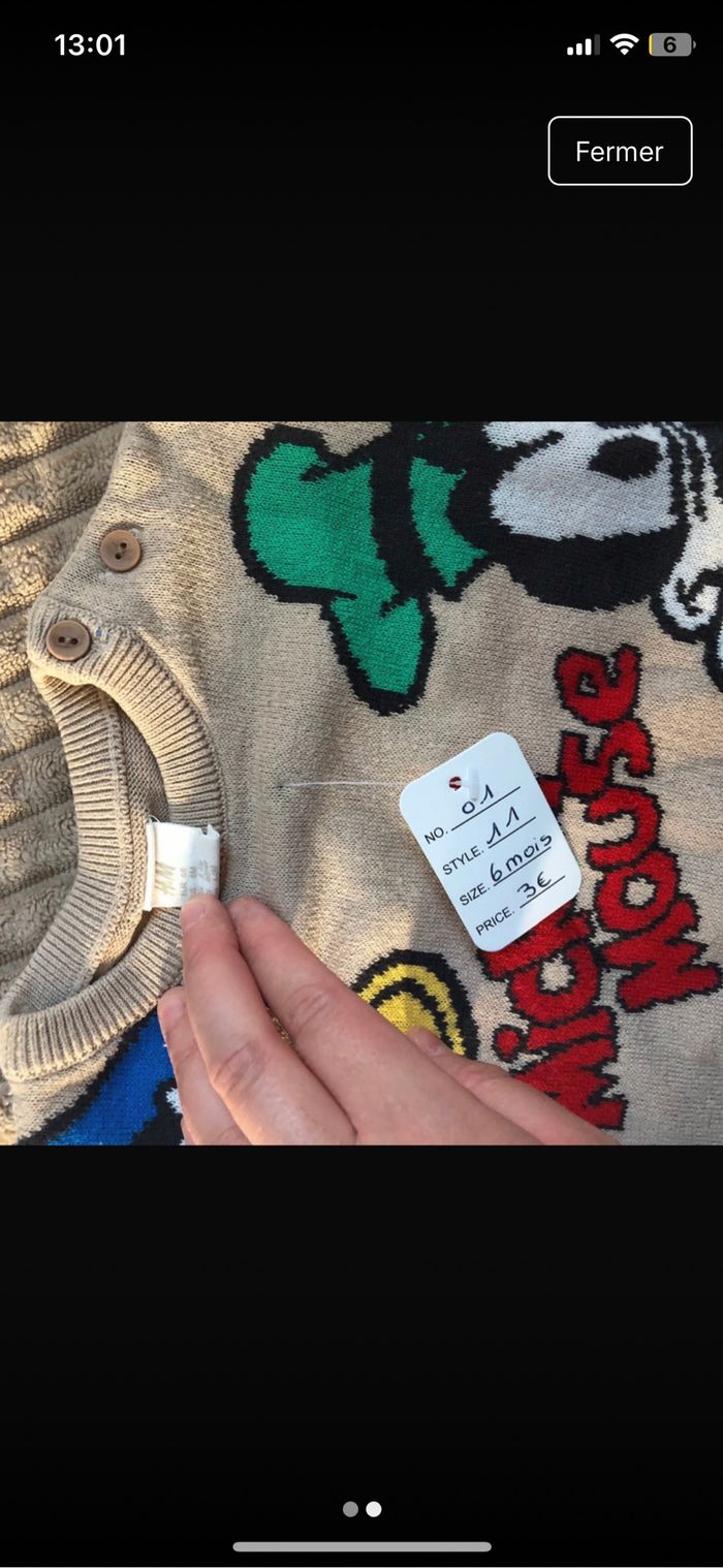Pull Mickey h&m - photo numéro 2