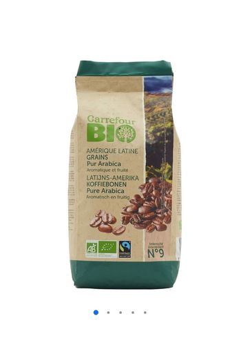 Café bio en grains n9 carrefour