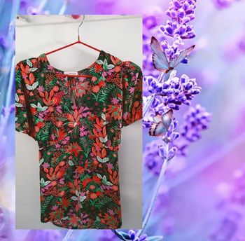 Blouse manches courtes cache cache