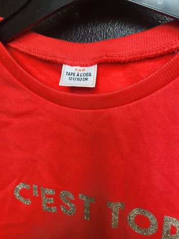 Sweat fille 12 ans