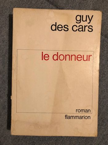 Le donneur Guy des Cars