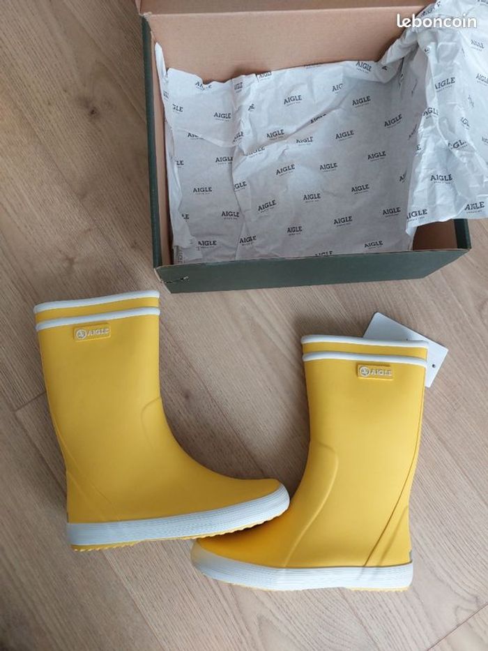 Bottes de pluie Lolly Pop Aigle taille 33 - photo numéro 2