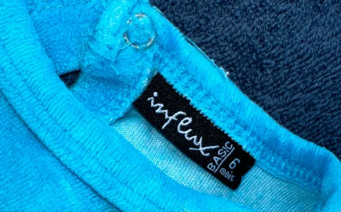 Pyjama velours bleu 6 mois - photo numéro 2
