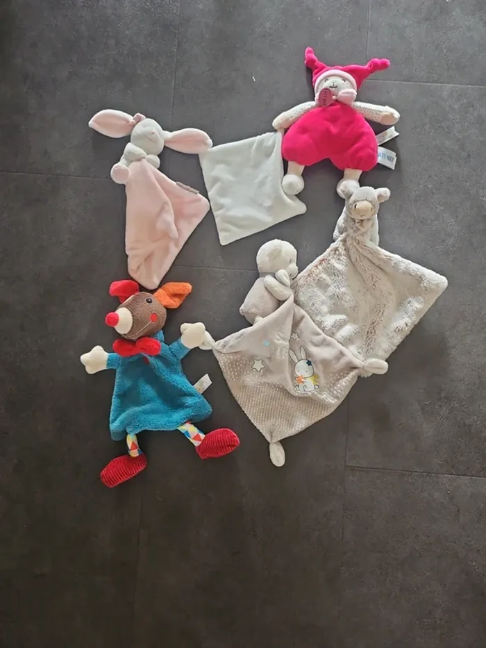 Lot petite peluches doudou