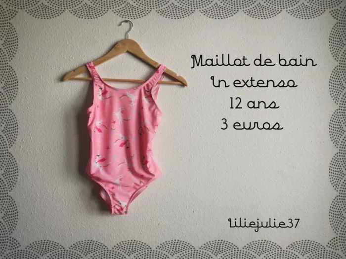 Maillot de bain In extenso 12 ans