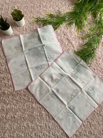 Lot mouchoirs en tissu
