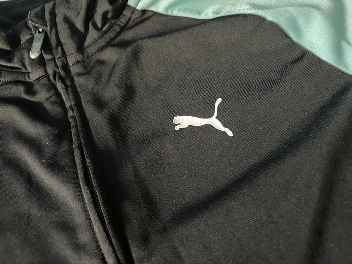 Gilet puma noir et bleu - photo numéro 2