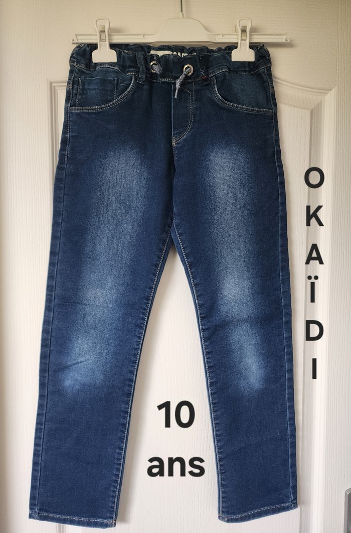 Jeans garçon,  Okaïdi,  10 ans