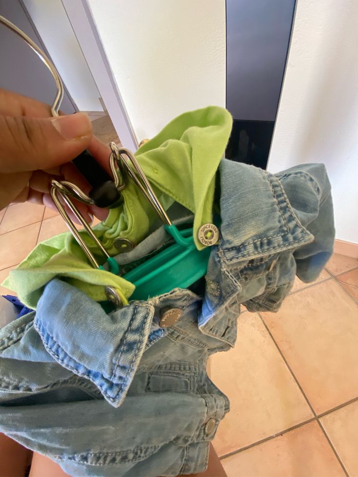 Veste en jean bébé 3 mois - photo numéro 5