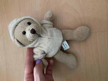 Ourson en peluche manteau