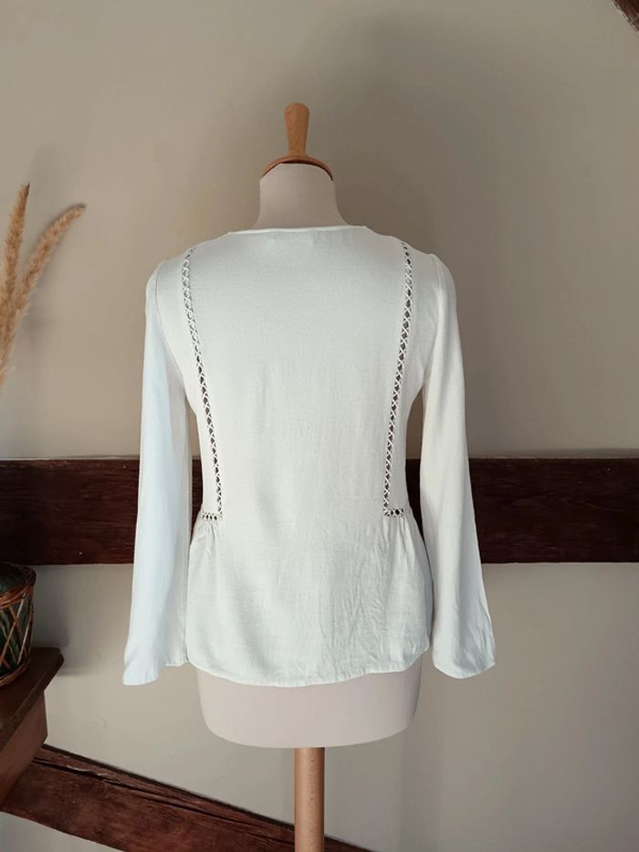 Blouse blanche péplum Ba&sh - photo numéro 7