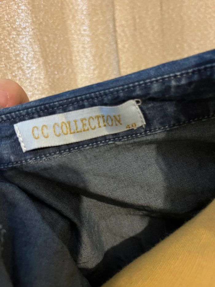 Chemise en jeans cc collection taille 40 - photo numéro 6