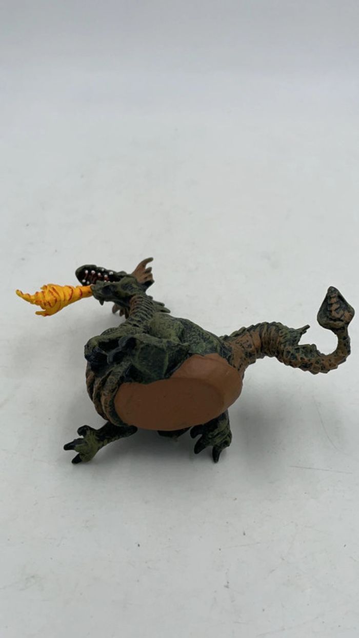 Figurine Papo Dragon vert avec Flamme 10 x 12 cm 1999 - photo numéro 7