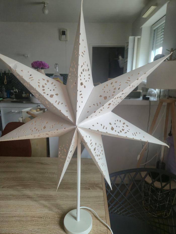 2 lampes étoile ikea - photo numéro 3