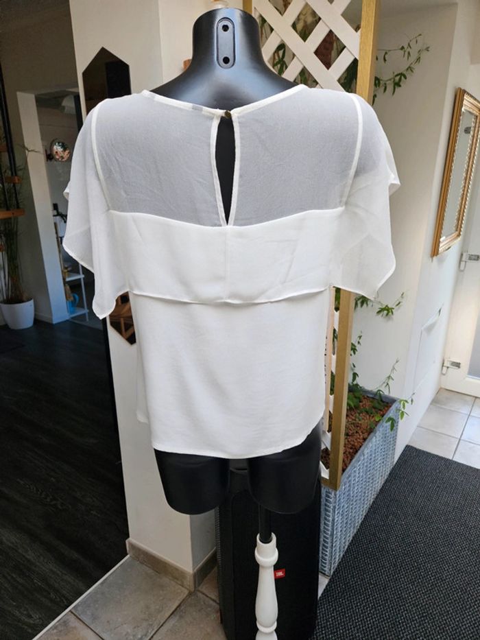 Débardeur avec voile blanc taille M - photo numéro 4