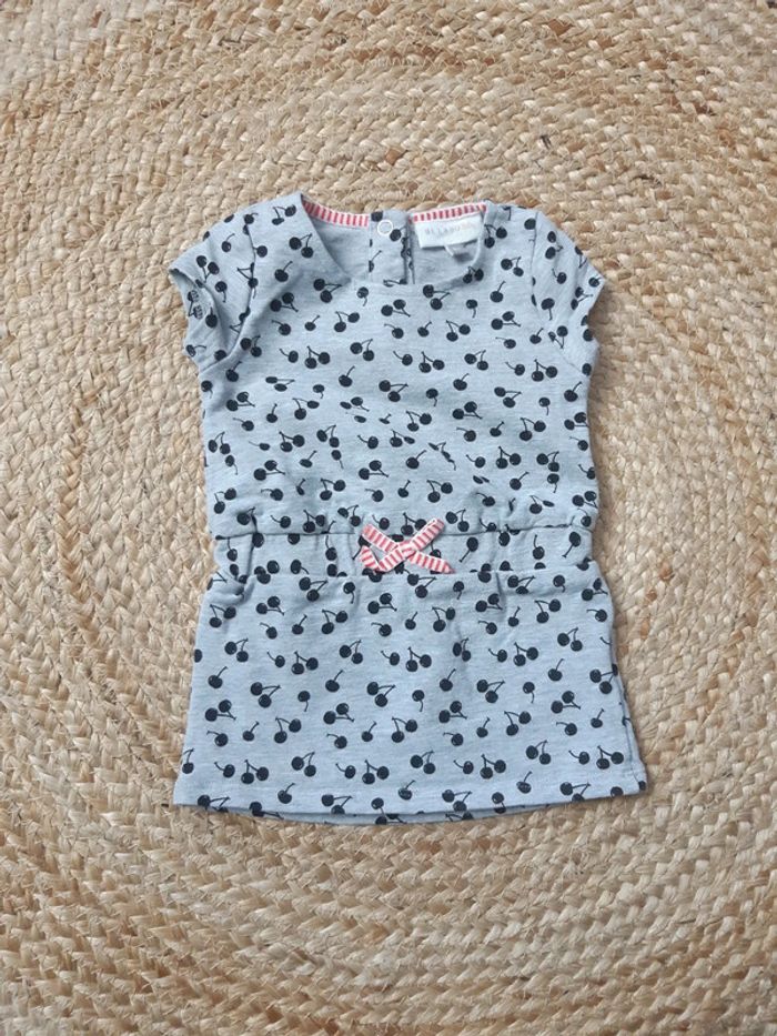 Robe manches courtes cerise Bel&Bo 62 cm