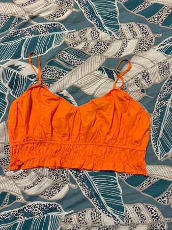 Neuf - Débardeur / croc-top orange  primark - Taille 44