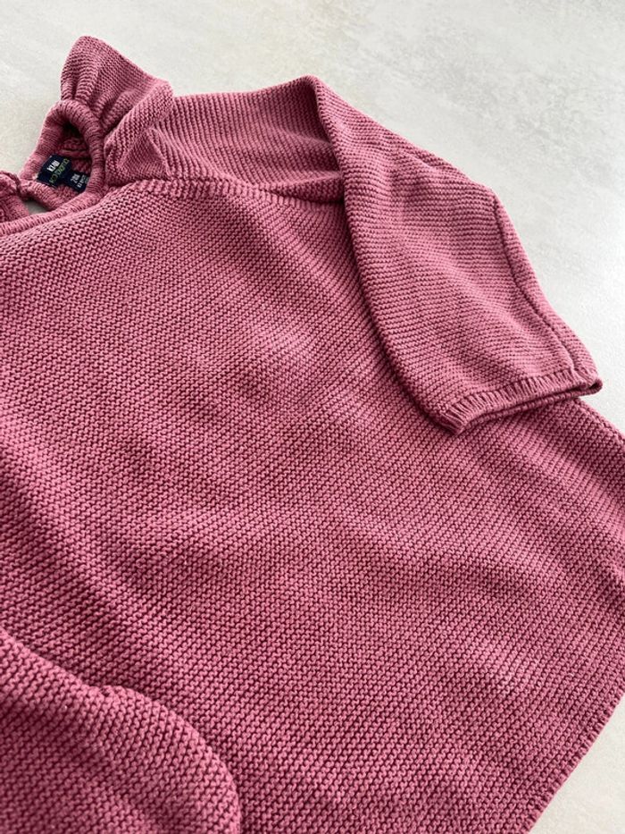 Pull en maille de coton mauve - photo numéro 3