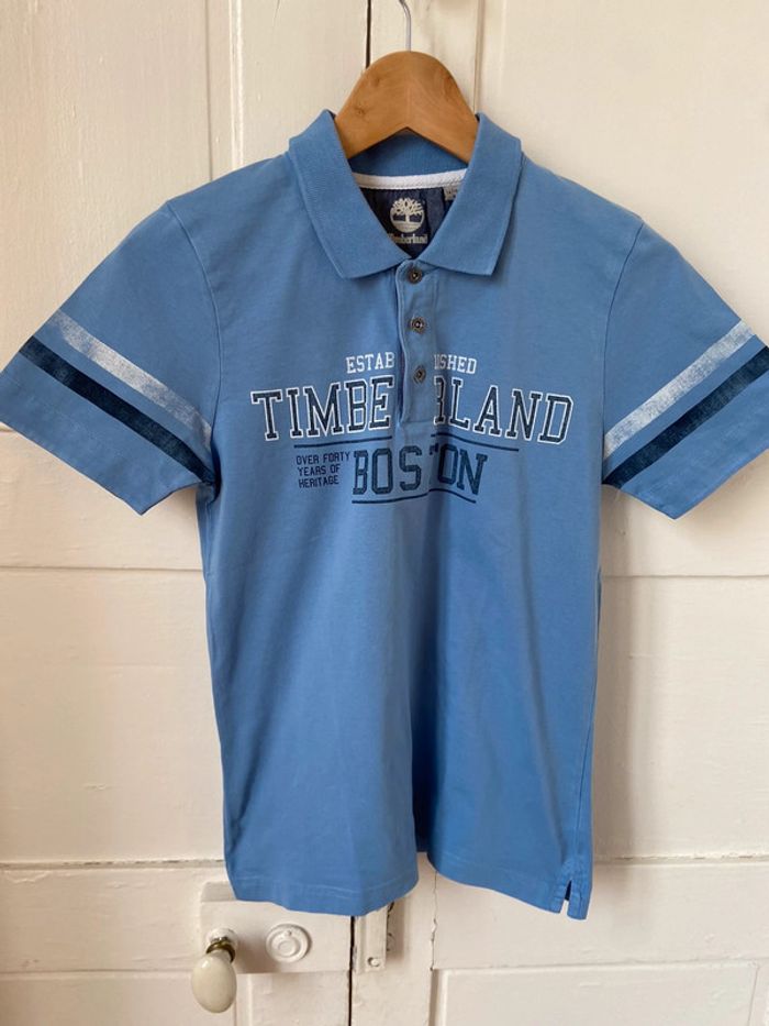 Polo Timberland neuf bleu taille 14 ans