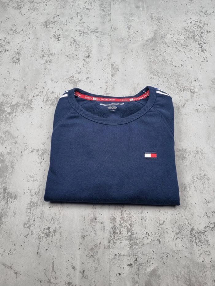 Crop top Tommy Hilfiger bleu marine S Femme (mesures en photos) - photo numéro 2