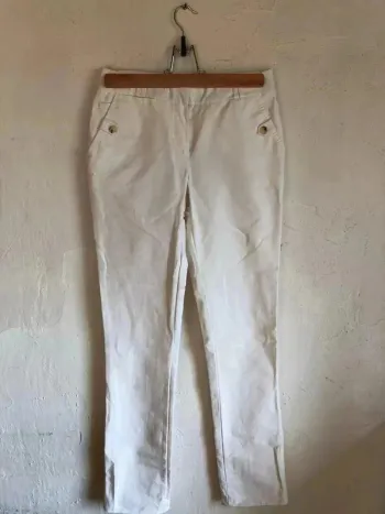 Pantalon blanc Massimo Dutti taille 36