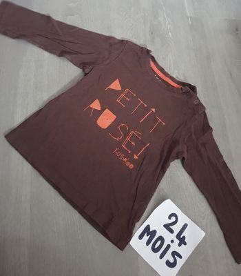 Maillot t-shirt  24mois garçon