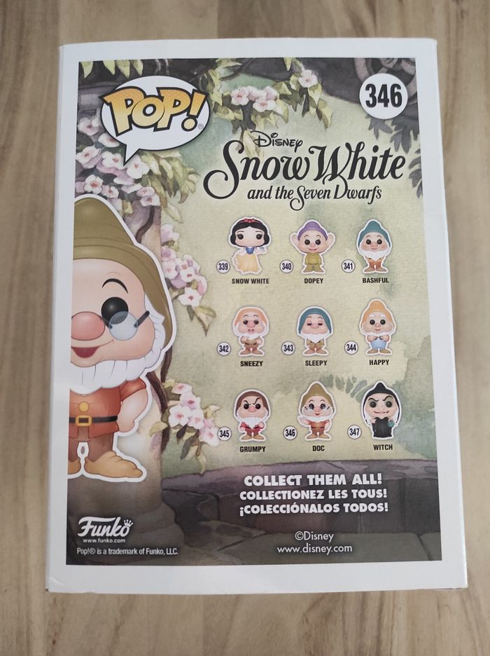 Figurine Funko pop Doc 346 ( Prof , Blanche Neige et les Sept Nains ) - photo numéro 2