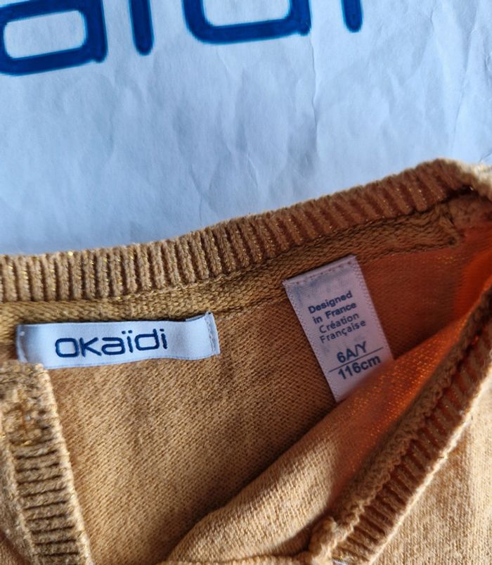 Gilet okaidi 6 ans - photo numéro 2