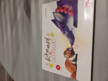 manga : Le renard et le petit Tanuki