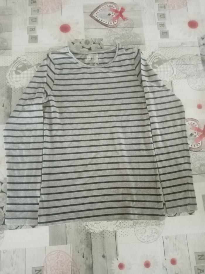 Tee-shirt manche longue fin taille 16ans bilook