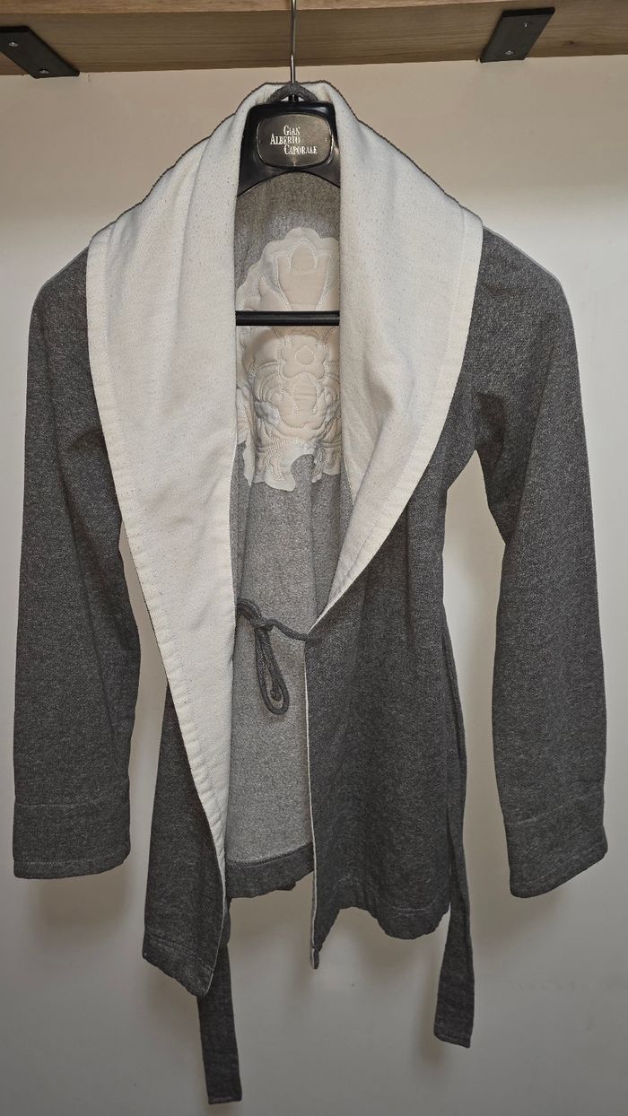 Robe de chambre rouge gorge S - photo numéro 3