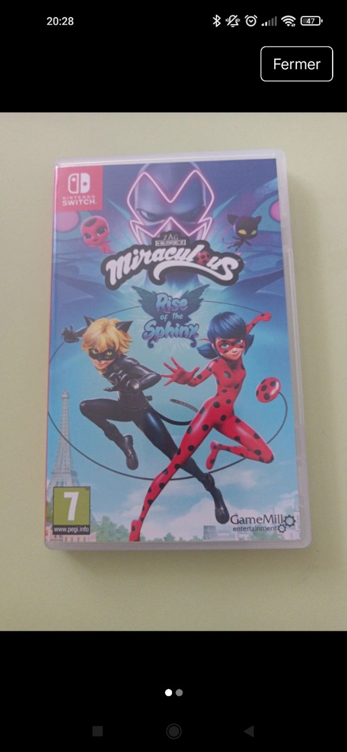 Jeux Switch miraculous