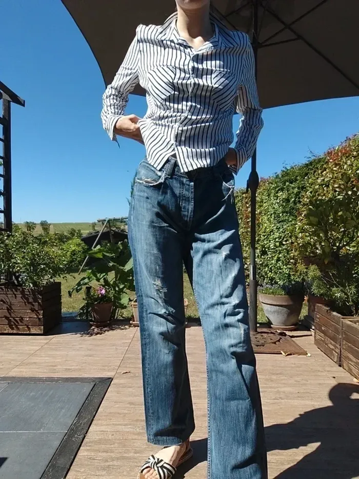 Pantalon droit med rise Bolton T42/44 - Lee Cooper [modèle LC110B]