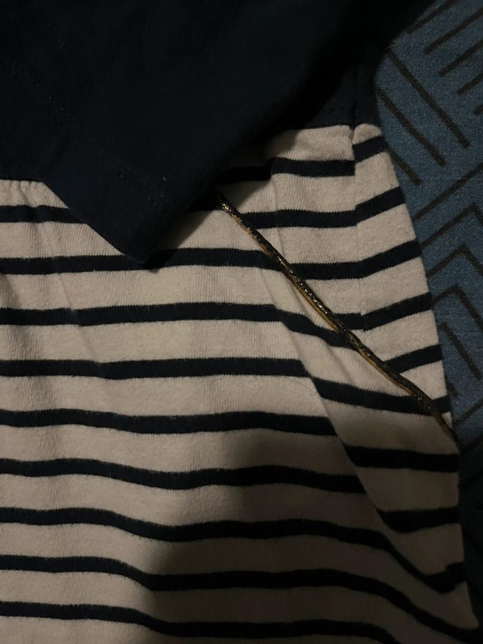 Robe bleue marine sucre d’orge - photo numéro 3