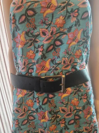 Ceinture homme Jack&Jones en cuir noir 85cm