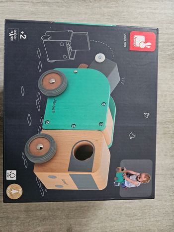 Camion Poubelle en bois