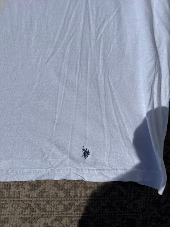 T-shirt U.S. Polo Assn blanc homme - Taille XL - photo numéro 2