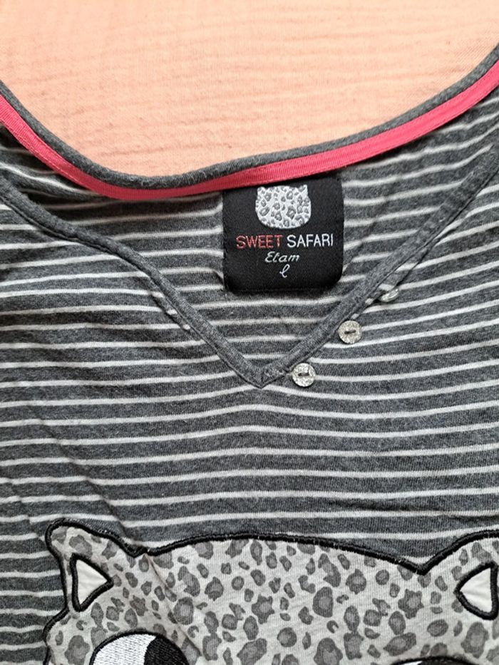 Haut de pyjama taille L - photo numéro 2