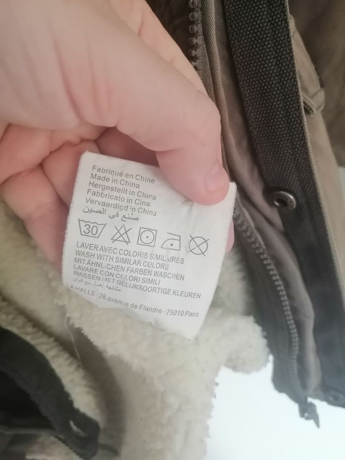 Menteau a capuche kaki hiver - photo numéro 8