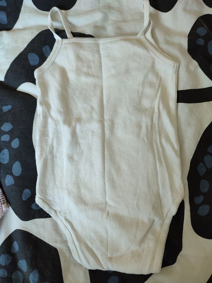 Lot de deux body débardeur 24 mois Kitchoun - photo numéro 2