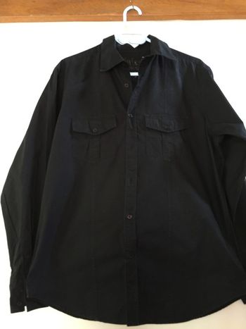 Chemise Noir Jules taille L